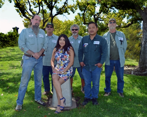 Maintenance & Grounds Department - Front Row: Chris Weiss, Stephanie Rodriguez, Karoon Chanthavong. Back Row: Marty Hipwell, Jack Newman, Kelly White